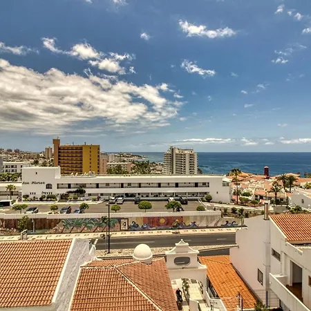 شقة Penthouse With Magnificent Ocean Views, Jacuzzi, Pool, Nearby Beach In Tenerife South