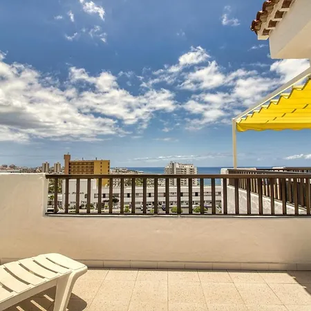 Penthouse With Magnificent Ocean Views, Jacuzzi, Pool, Nearby Beach In Tenerife South شقة Playa Feñabe