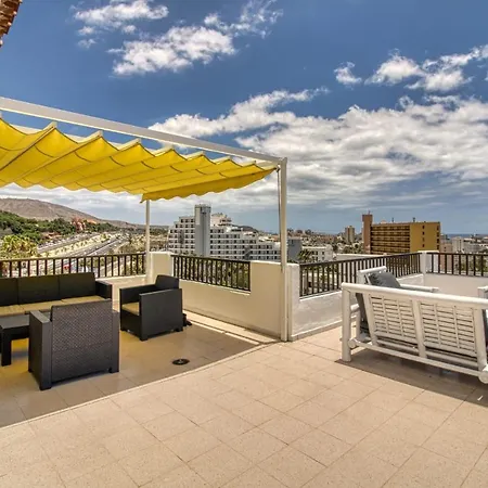 Appartamento Penthouse With Magnificent Ocean Views, Jacuzzi, Pool, Nearby Beach In Tenerife South *